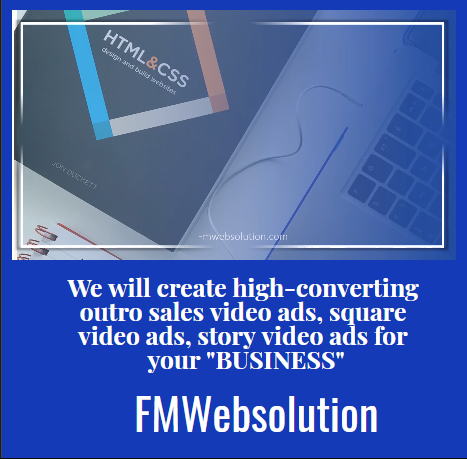 Create high converting outro sales video ads for your BUSINESS